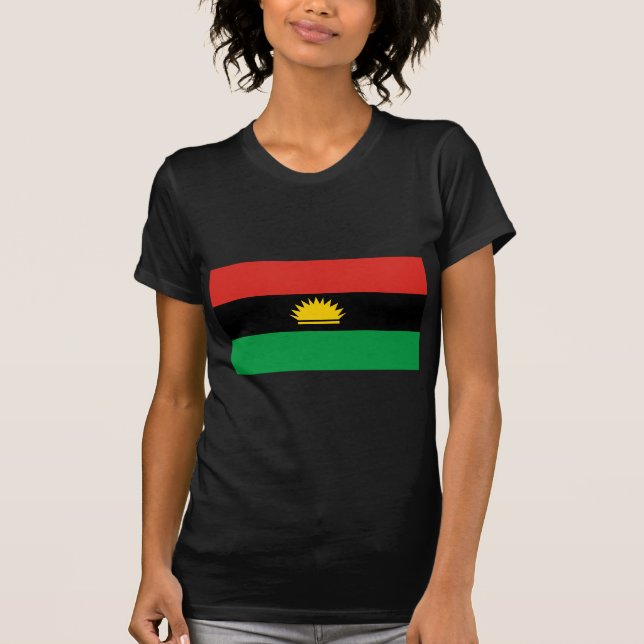 Flagge von Biafra (Bịafra) T-Shirt (Vorderseite)