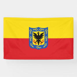 Flagge von Bogotá (kolumbianische Hauptstadt Stadt Banner
