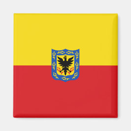 Flagge von Bogotá (kolumbianische Hauptstadt Stadt Magnet
