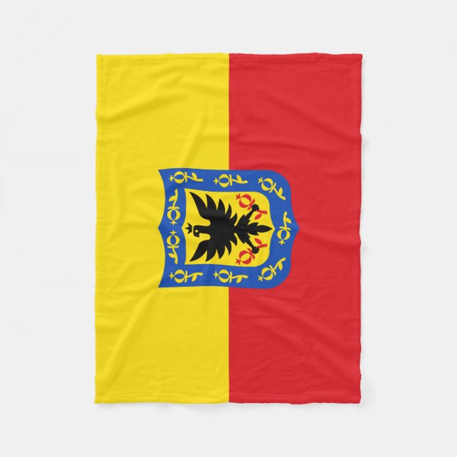 Flagge von Bogota, Kolumbien, Fleece Blanket (Vorderseite)