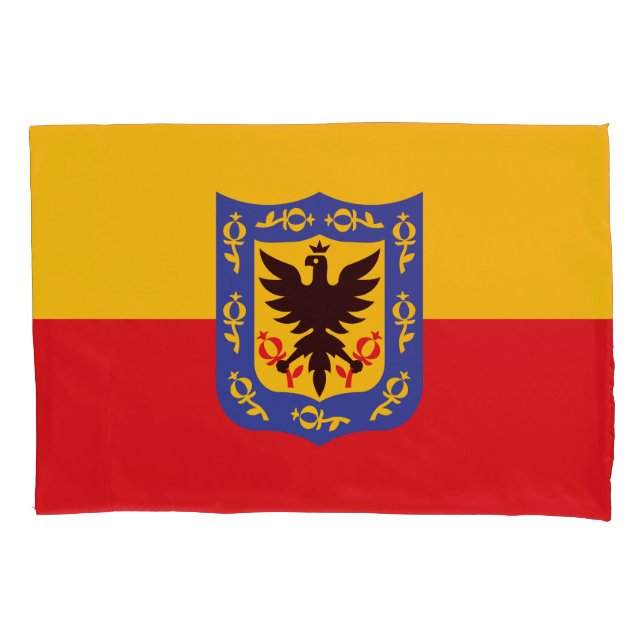 Flagge von Bogota, Kolumbien Kissenbezug (Vorderseite)