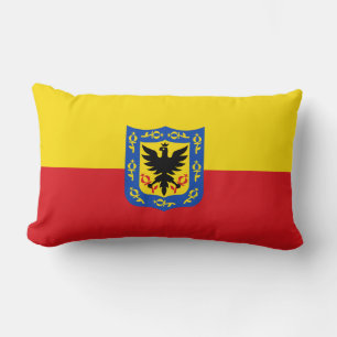 Flagge von Bogota, Kolumbien Lumbar Pillow Lendenkissen