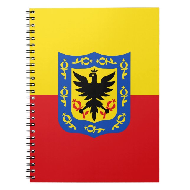 Flagge von Bogota, Kolumbien-Notebook Notizblock (Vorderseite)
