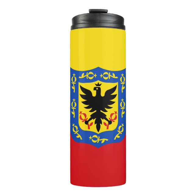 Flagge von Bogota, Thermal Tumbler in Kolumbien Thermosbecher (Vorderseite)