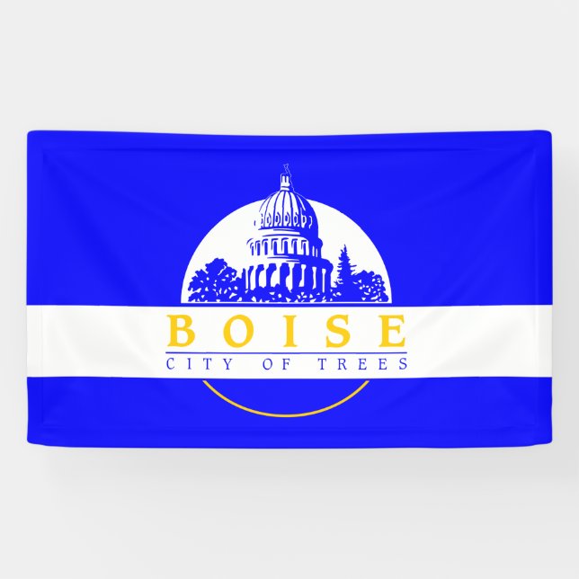 Flagge von Boise (Idaho City) Banner (Horizontal)
