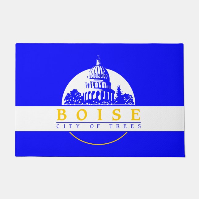 Flagge von Boise (Idaho City) Fußmatte (Vorderseite)