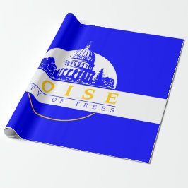 Flagge von Boise (Idaho City) Geschenkpapier