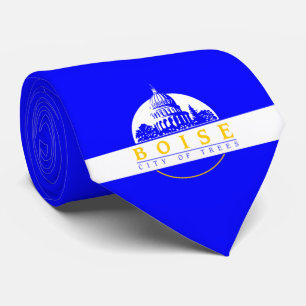 Flagge von Boise (Idaho City) Krawatte