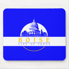Flagge von Boise (Idaho City) Mousepad