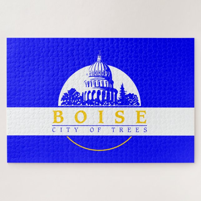 Flagge von Boise (Idaho City) Puzzle (Horizontal)