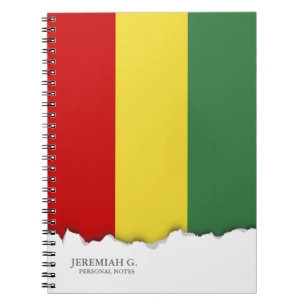 Flagge von Bolivien Notizblock