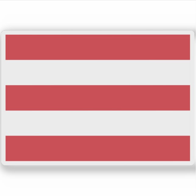 Flagge von Bora Bora Aufkleber (Vorderseite)