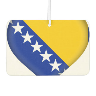 Flagge von Bosnien und Herzegowina Autolufterfrischer