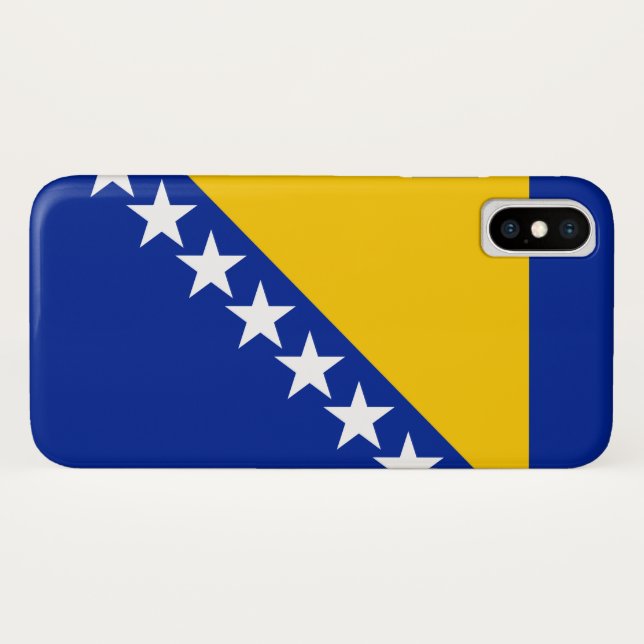 Flagge von Bosnien und Herzegowina Case-Mate iPhone Hülle (Rückseite (Horizontal))