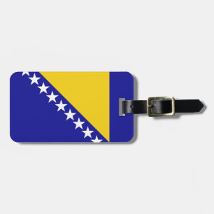 Flagge von Bosnien und Herzegowina Easy ID Persona Gepäckanhänger