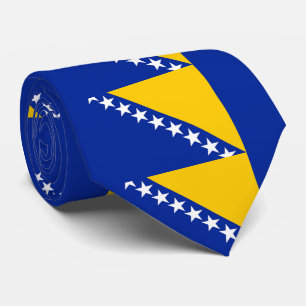 Flagge von Bosnien und Herzegowina Krawatte
