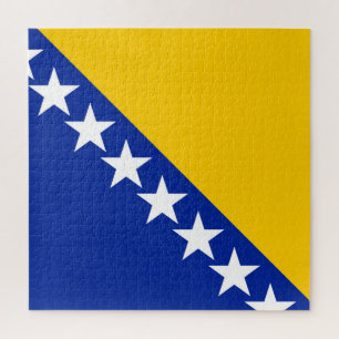 Flagge von Bosnien und Herzegowina Puzzle