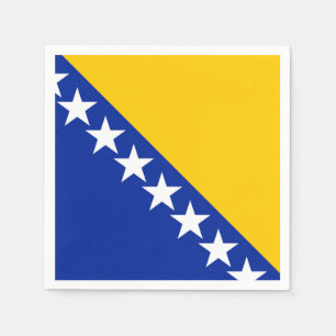 Flagge von Bosnien und Herzegowina Serviette