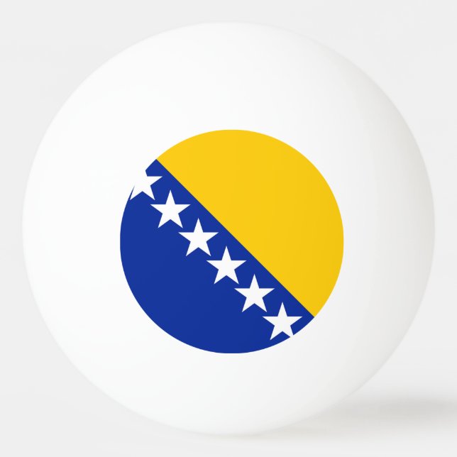 Flagge von Bosnien und Herzegowina Tischtennisball (Vorderseite)