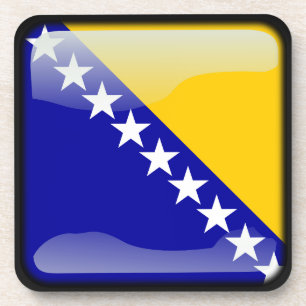 Flagge von Bosnien und Herzegowina Untersetzer