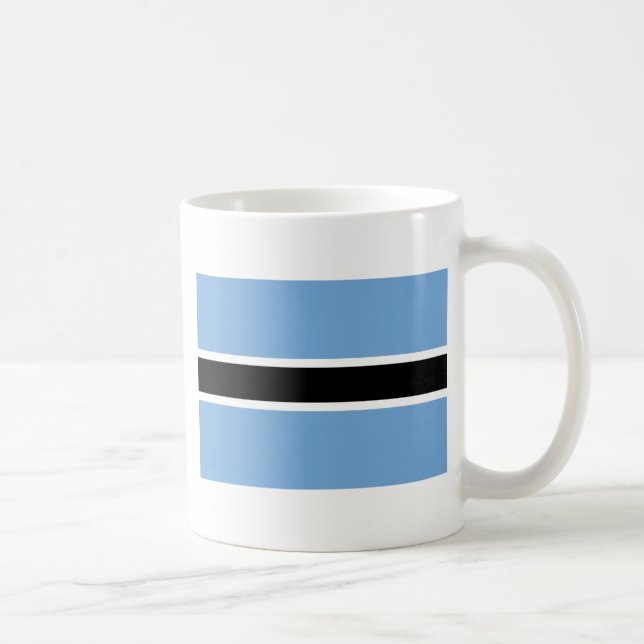 Flagge von Botswana Tasse (Rechts)