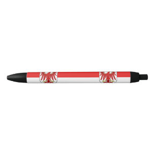 Flagge von Brandenburg Black Ink Pen Kugelschreiber