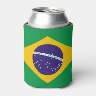 Flagge von Brasilien Bandeira tun Brasilien Dosenkühler