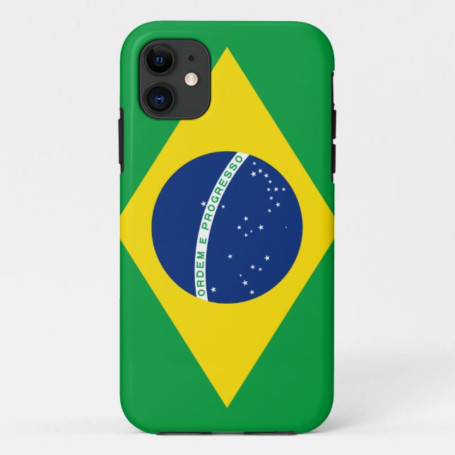 Flagge von Brasilien iPhone 5 Fall Case-Mate iPhone Hülle (Rückseite)