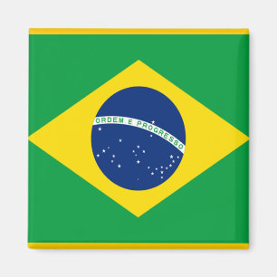 Flagge von Brasilien Magnet