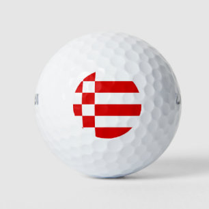 Flagge von Bremen Golf Balls Golfball