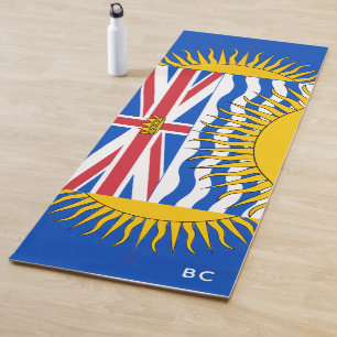 Flagge von British Columbia - CND Yogamatte