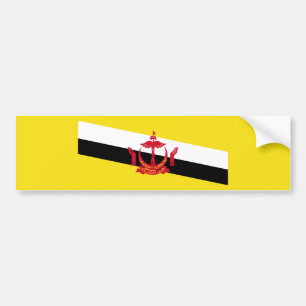 Flagge von Brunei Autoaufkleber