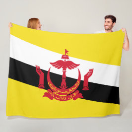 Flagge von Brunei Fleecedecke