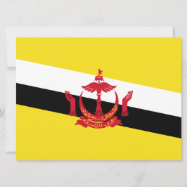 Flagge von Brunei Karte