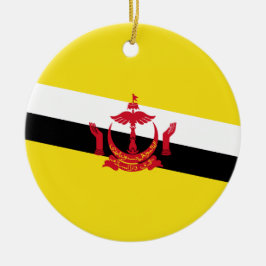 Flagge von Brunei Keramik Ornament
