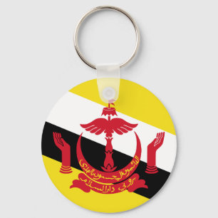 Flagge von Brunei Schlüsselanhänger