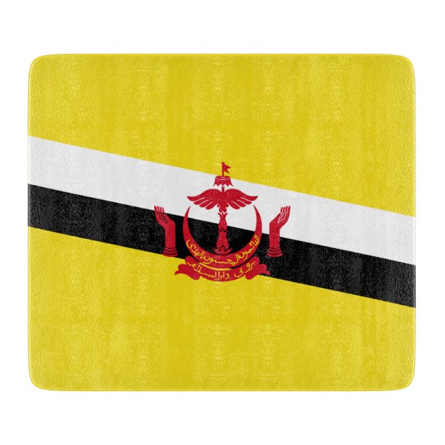 Flagge von Brunei Schneidebrett (Vorderseite)