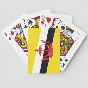 Flagge von Brunei Spielkarten