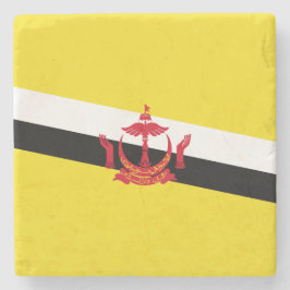 Flagge von Brunei Steinuntersetzer