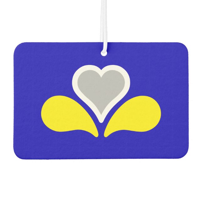 Flagge von Brüssel, Belgien Autolufterfrischer (Vorderseite)