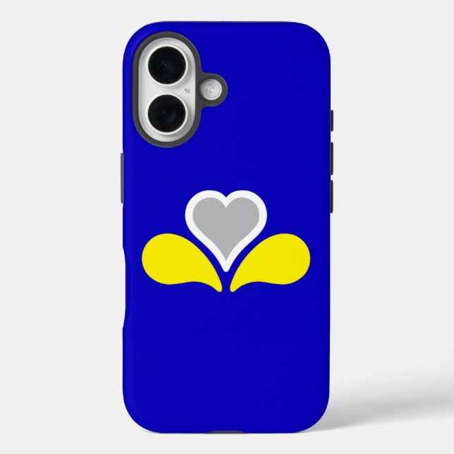 Flagge von Brüssel, Belgien Case-Mate iPhone Hülle (Rückseite)