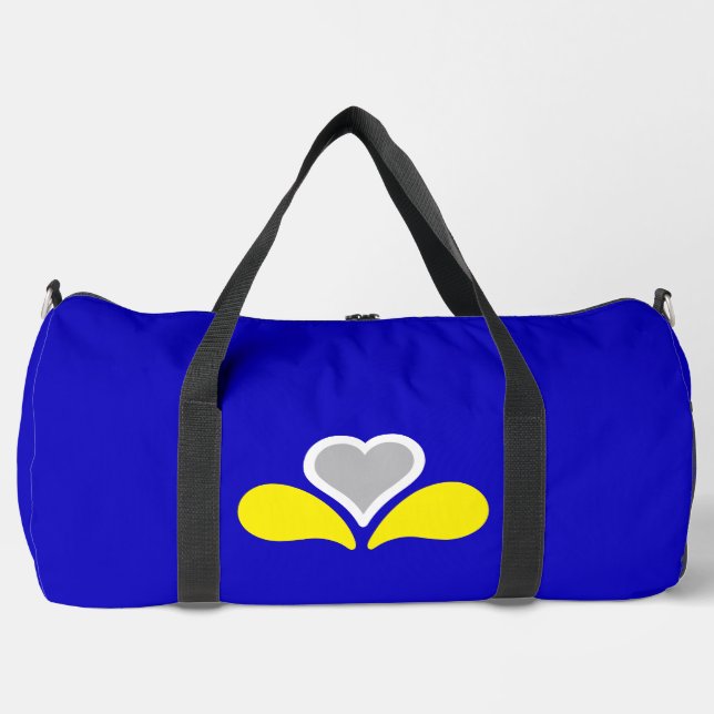 Flagge von Brüssel, Belgien  Duffle Bag (Vorderseite)