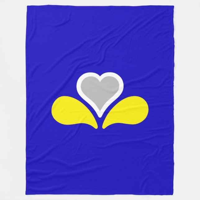 Flagge von Brüssel, Belgien Fleece Blanket (Vorderseite)