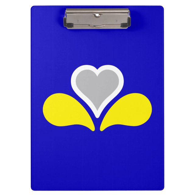 Flagge von Brüssel, Belgien Klemmbrett (Vorderseite)