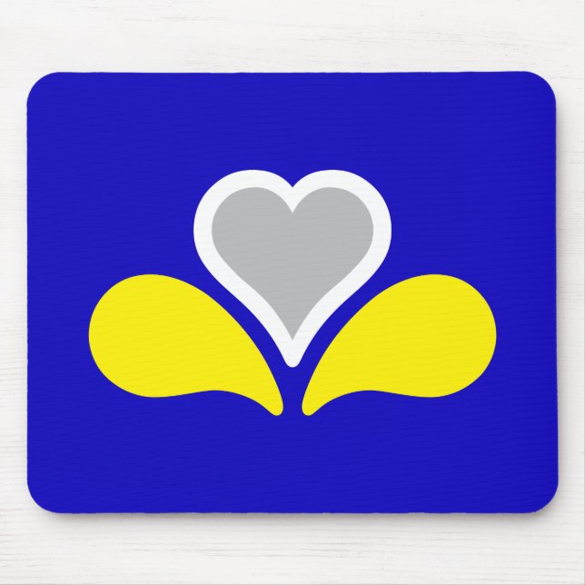 Flagge von Brüssel, Belgien Mouse Pad Mousepad (Vorne)