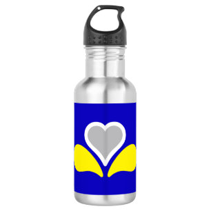 Flagge von Brüssel, Belgien: Stainless Steel Water Edelstahlflasche