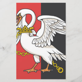 Flagge von Buckinghamshire (Landkreis des Vereinig Briefpapier