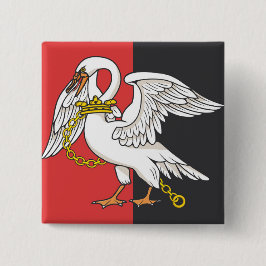 Flagge von Buckinghamshire (Landkreis des Vereinig Button