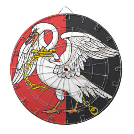 Flagge von Buckinghamshire (Landkreis des Vereinig Dartscheibe