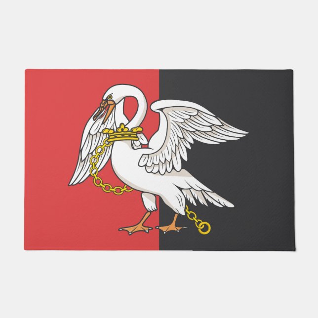 Flagge von Buckinghamshire (Landkreis des Vereinig Fußmatte (Vorderseite)